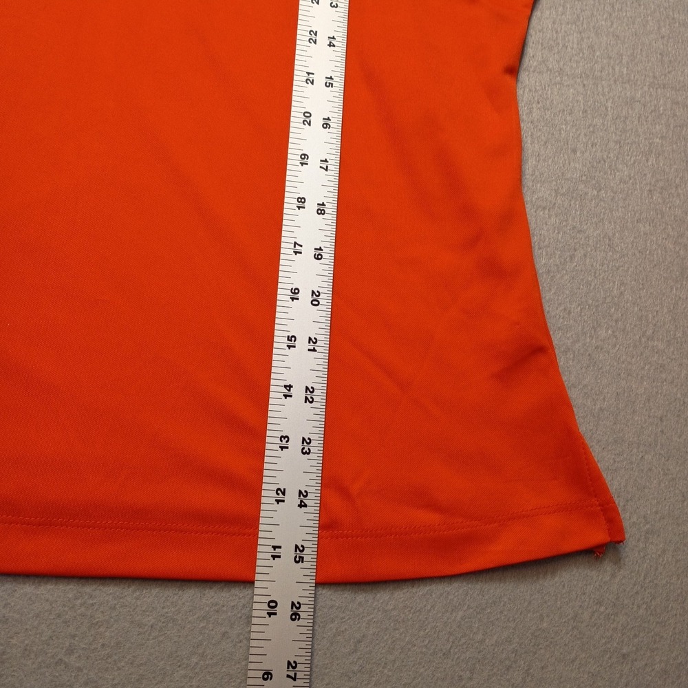 Monterey Club Dry Swing Golf Polo Top Women's Large Orange NWT With‎ Small Flaws - Picture 5 of 11